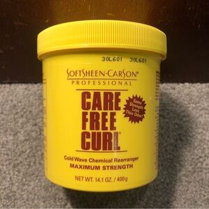 Softsheen Carson Care Free Curl Cold Wave Chemical Rearranger MAXIMUM Strength
